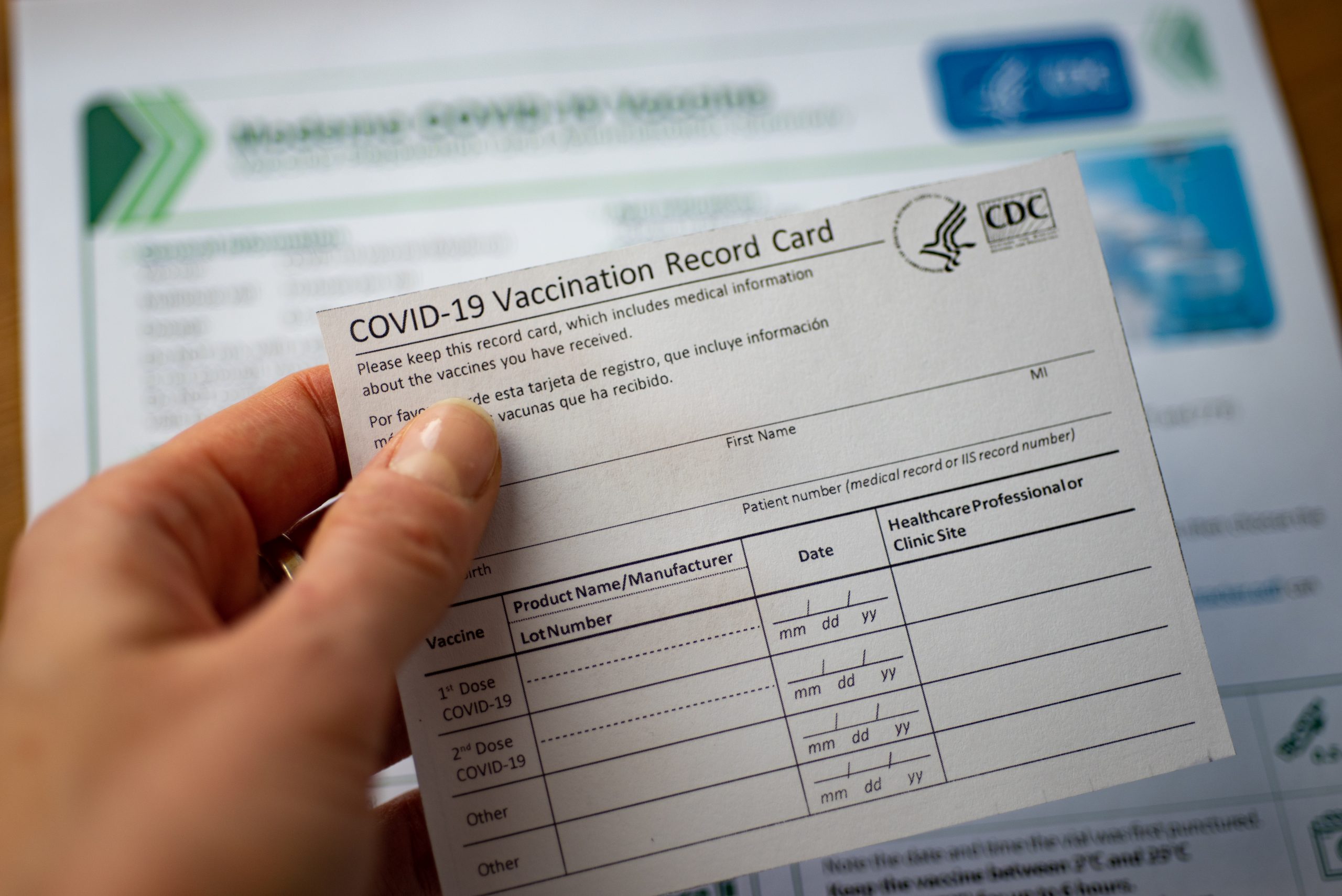 covid vaccination record